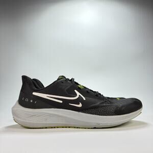 Nike Air Zoom Pegasus 39 Shield Black Running Shoes DO7625-002 Men's Size 13